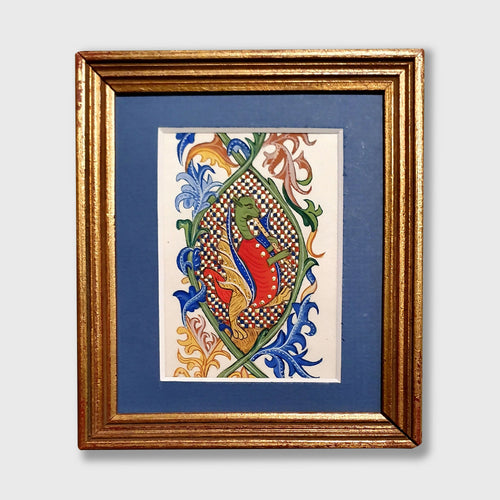 enluminure_dragon_musicien_les_parchemins_dores_enluminure copie | EMPREINTES Paris - EMPREINTES Paris