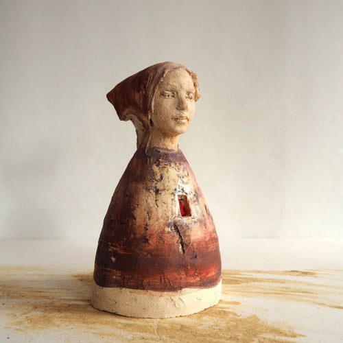 sculpture_le_petit_chaperon_rouge_buste_n°2_marie_helene_valladeh copie | EMPREINTES Paris - EMPREINTES Paris