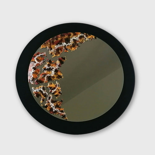 Miroir en émail sur cuivre - Départ pour Mars | EMPREINTES Paris - EMPREINTES Paris