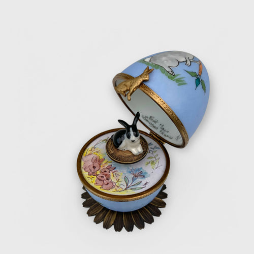 paques_automate_oeuf-style-faberge_cadeau-paques_lapin_cadeau-naissance_fete-des meres_noce-porcelaine_Limoges_enfantin_romantique_original_oeuf-collection_lapin-carotte_la-lettre-a-elise_beethoven_boite-a-musique_oeuf-musical | EMPREINTES Paris - EMPREINTES Paris