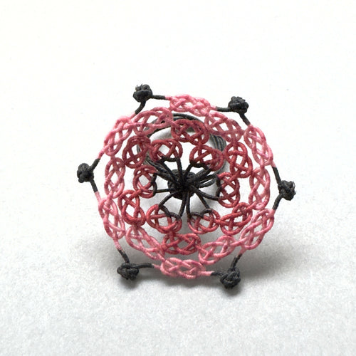 Bague en soie Trèfle rouge | EMPREINTES Paris - EMPREINTES Paris