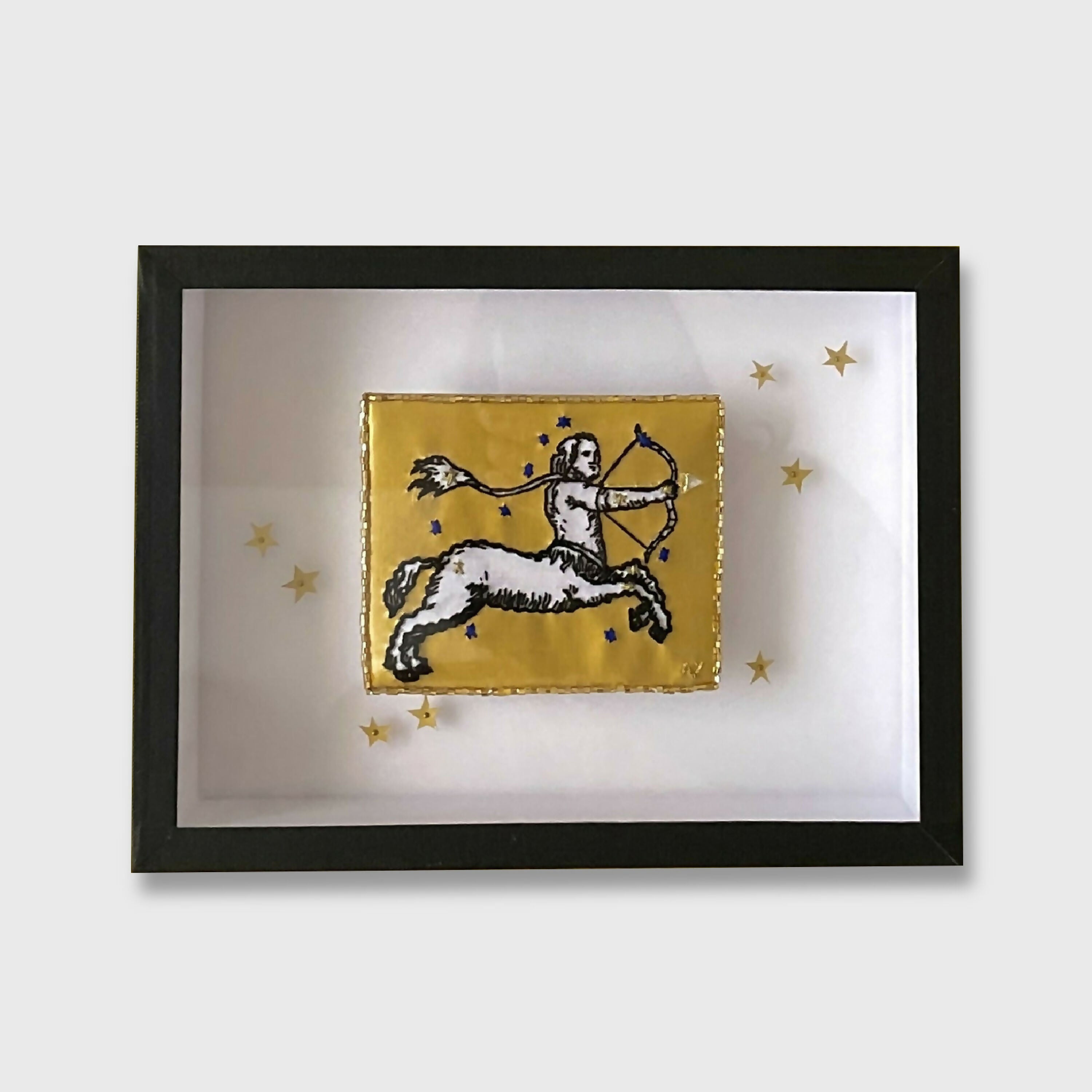 Tableau brodé SAGITTARIUS | EMPREINTES Paris