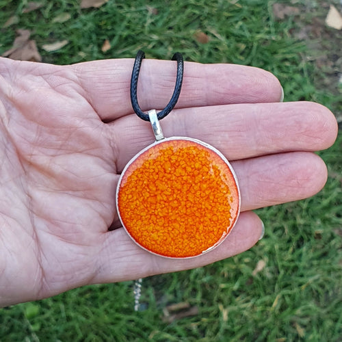 Pendentif coucher soleil en céramique fait main | EMPREINTES Paris - EMPREINTES Paris