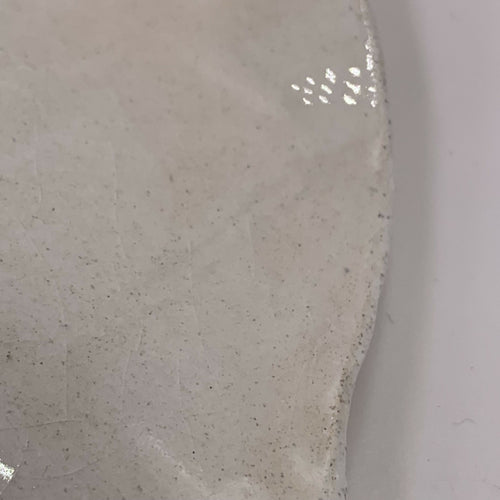 Sculpture moyenne petite Raie Manta en grès blanc - prenant copie | EMPREINTES Paris - EMPREINTES Paris