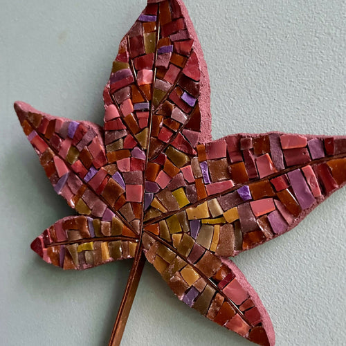 feuille_mosaique_liquidambar_musea_mosaique copie | EMPREINTES Paris - EMPREINTES Paris