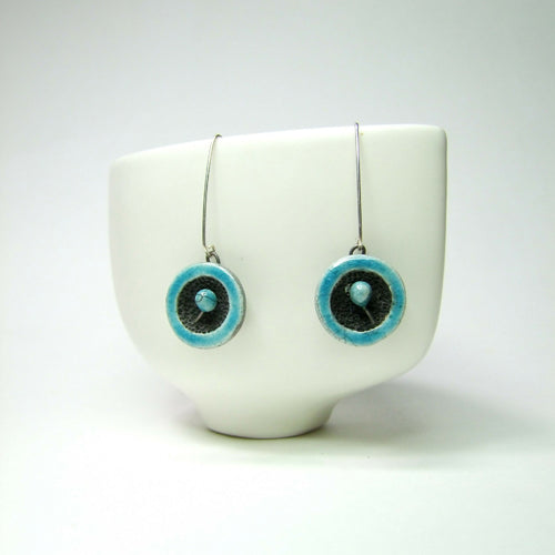 Boucles d'oreilles Miro bleues | EMPREINTES Paris - EMPREINTES Paris