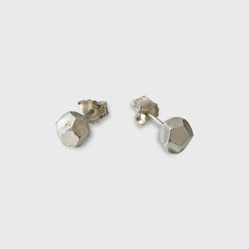 Boucles d'oreille puces Pyrite argent - serena ilari copie | EMPREINTES Paris - EMPREINTES Paris