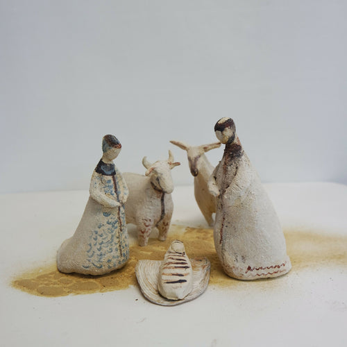 Crèche grès 5 sujets | EMPREINTES Paris - EMPREINTES Paris