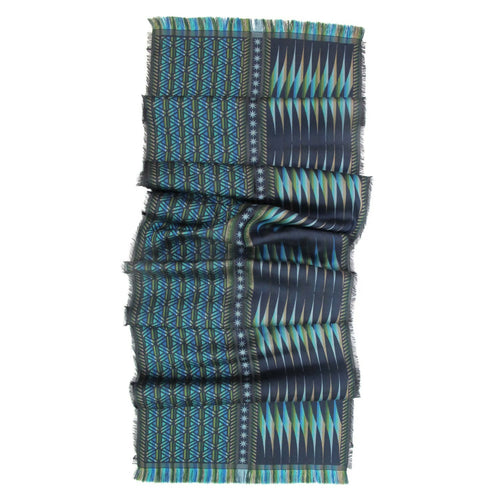 echarpe_midi_laine_soie_multico_marine_lune_infini_sophie_guyot_soieries copie | EMPREINTES Paris - EMPREINTES Paris