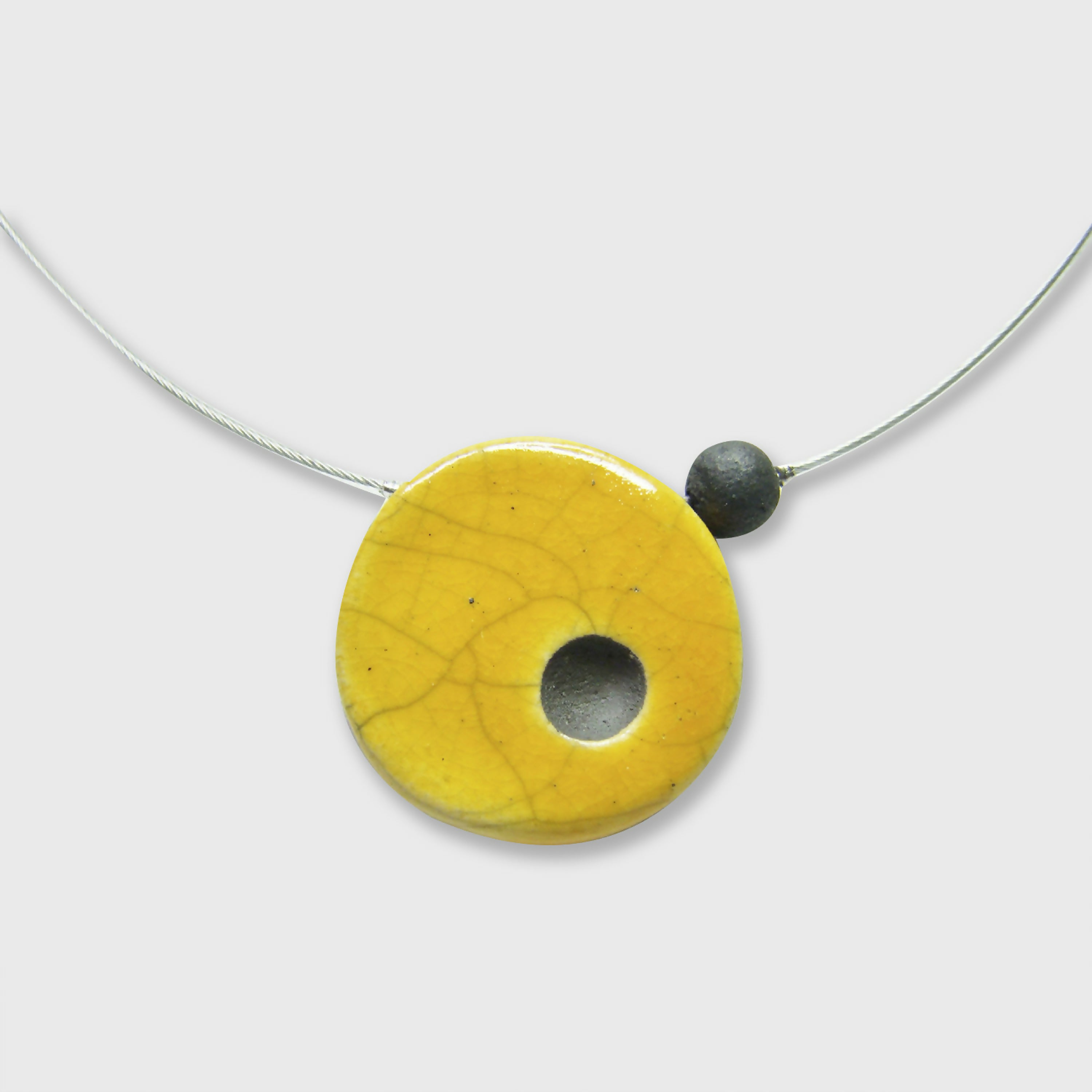 Collier Solo pointé jaune | EMPREINTES Paris