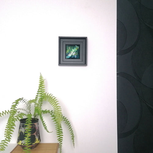 Vague d'Optimisme - Tableau en émail 3D sur cuivre et feuille d'argent | EMPREINTES Paris - EMPREINTES Paris