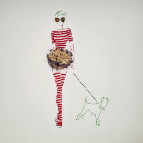 tableau_brode_madame_bord_de_mer_carole_bonneau copie | EMPREINTES Paris - EMPREINTES Paris