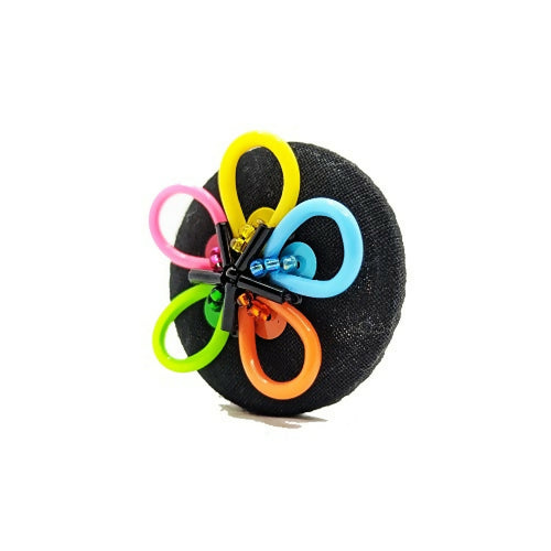 Broche Aimantée Scoubidou Fluo | EMPREINTES Paris - EMPREINTES Paris