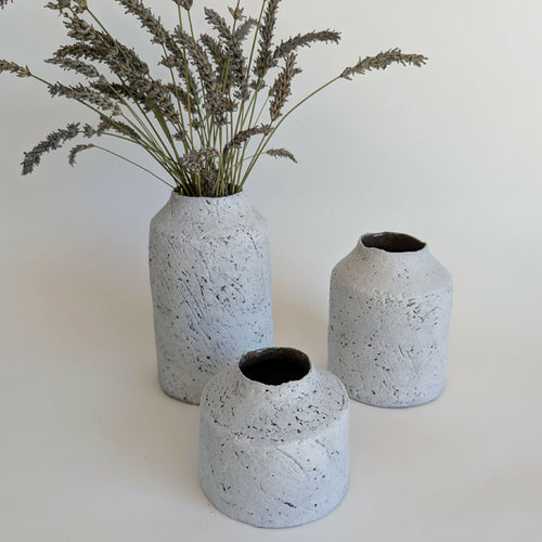 Vase droit texturé - Modèle au choix | EMPREINTES Paris - EMPREINTES Paris