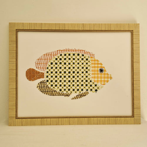 tableau_poisson_paille_carole_bonneau copie | EMPREINTES Paris - EMPREINTES Paris