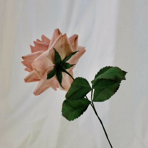 Rose en papier (couleur vieux rose) | EMPREINTES Paris - EMPREINTES Paris