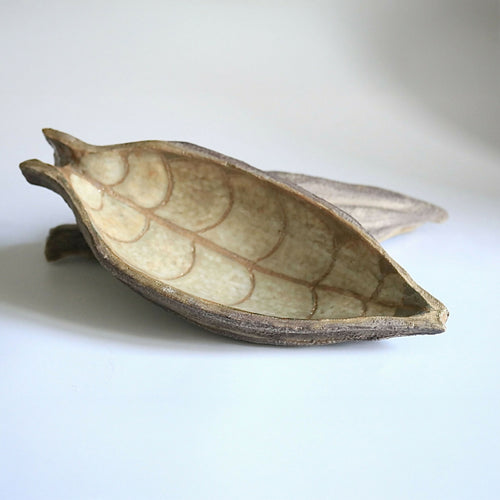 Boîte cabosse de cacao en grès | EMPREINTES Paris - EMPREINTES Paris