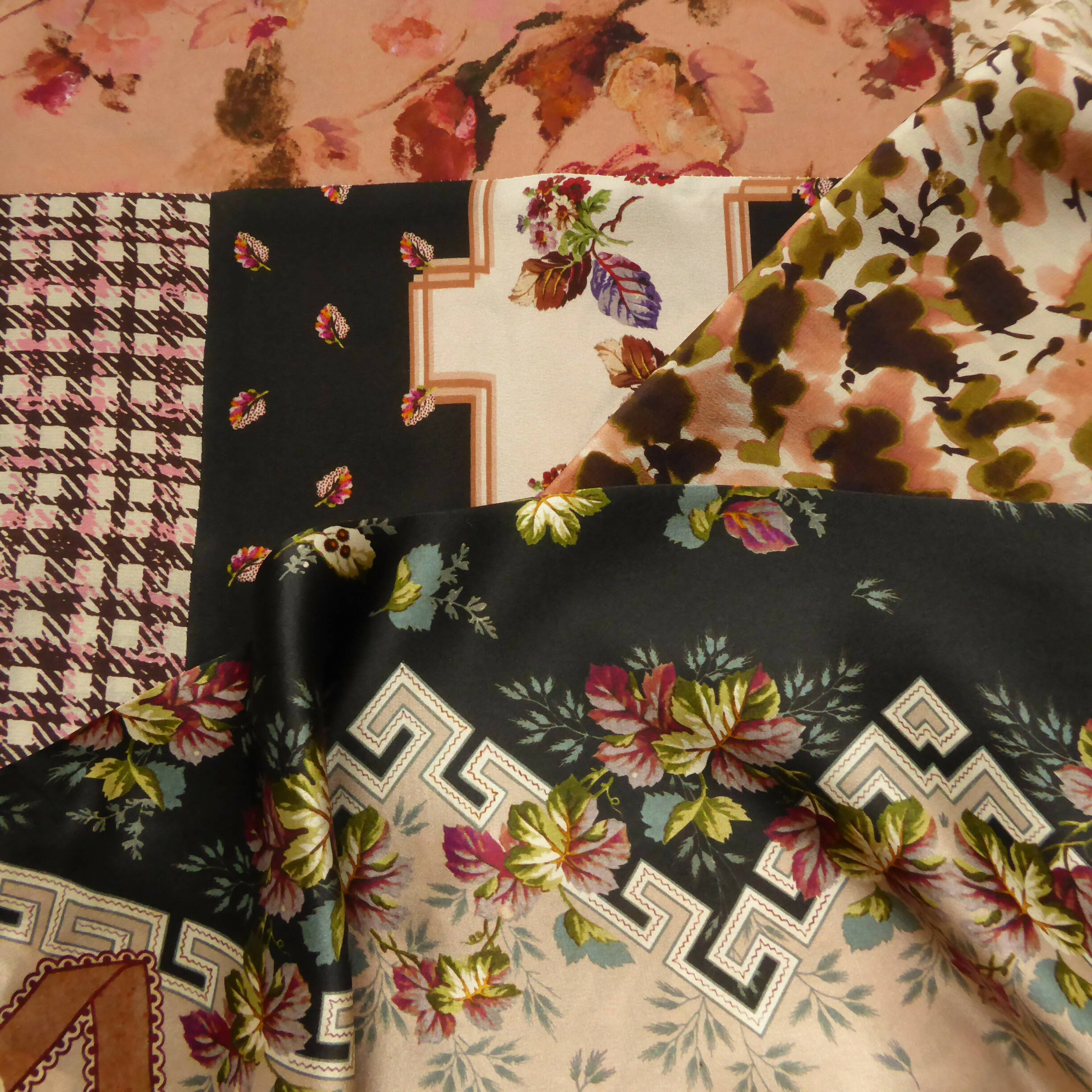 Étole soie - flower cachemire | EMPREINTES Paris