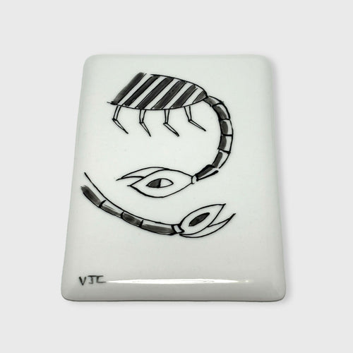Carte du zodiaque en Porcelaine Scorpion | EMPREINTES Paris - EMPREINTES Paris