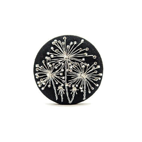 Broche aimantée Pissenlit Argent | EMPREINTES Paris - EMPREINTES Paris
