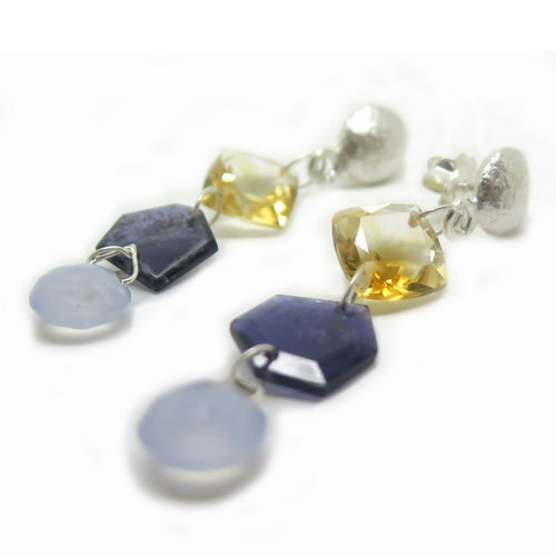 Boucles d’oreilles Argent et pierres fines | EMPREINTES Paris - EMPREINTES Paris