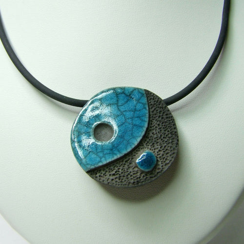 Collier Yin-Yang bleu | EMPREINTES Paris - EMPREINTES Paris