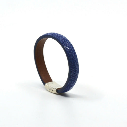 bracelet_pacifique_en_galuchat_bleu_sylvie_zarnowski copie | EMPREINTES Paris - EMPREINTES Paris