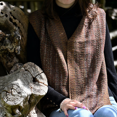 echarpe_brun_terre_creation_tissages_francois_vieillard copie | EMPREINTES Paris - EMPREINTES Paris