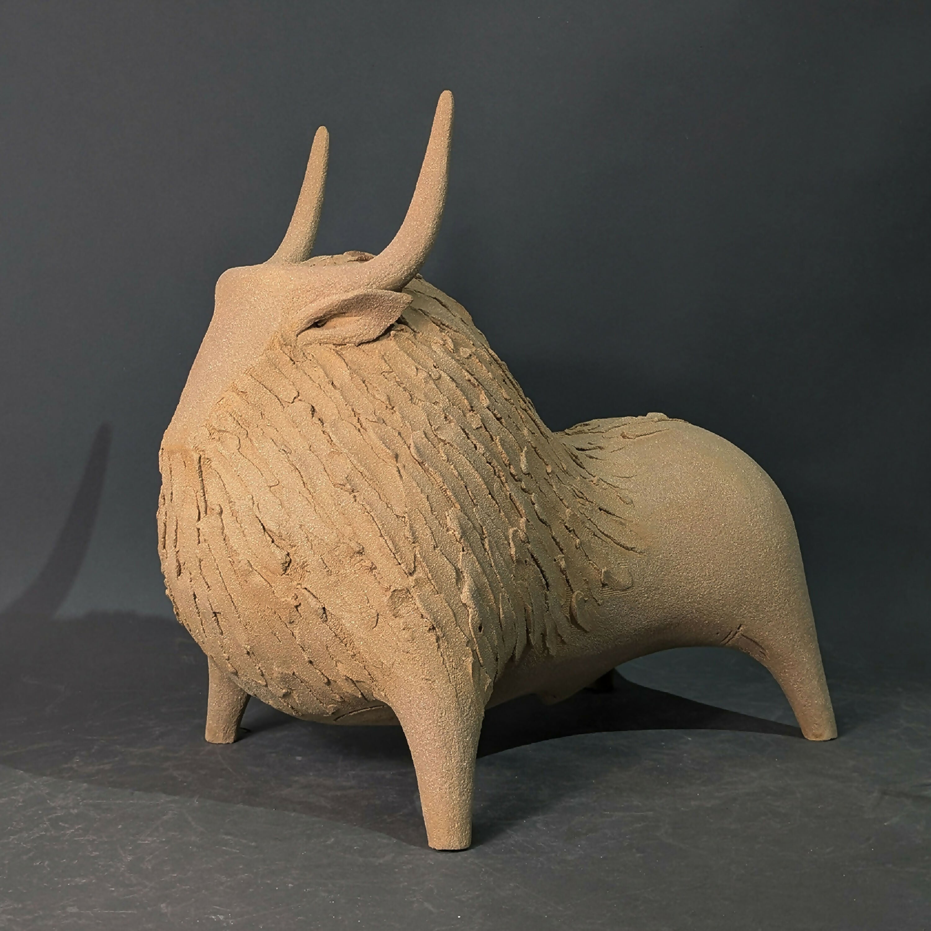 Sculpture Grand Taureau Roux Collection Classique | EMPREINTES Paris