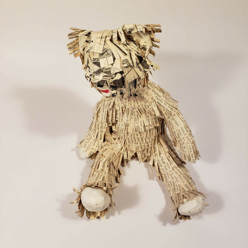 Sculpture papier Ourson assis | EMPREINTES Paris - EMPREINTES Paris