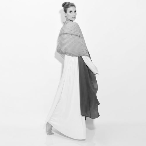 Écharpe Plissée Longue Crêpe de Soie PLICACREPE 016 | EMPREINTES Paris - EMPREINTES Paris