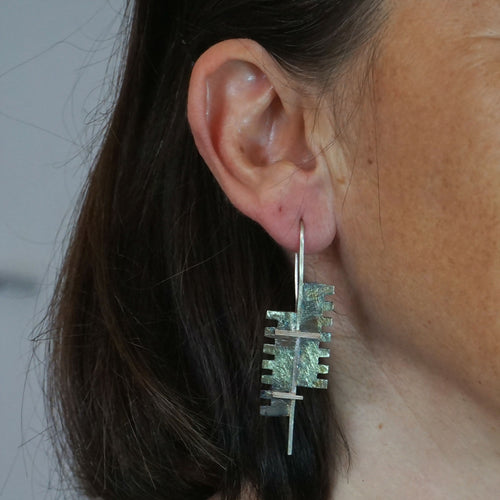 Boucles d’oreilles Argent et Bronze 75 | EMPREINTES Paris - EMPREINTES Paris