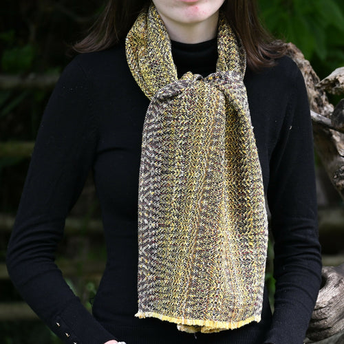 echarpe_jaune_anis_creation_tissages_francois_vieillard copie | EMPREINTES Paris - EMPREINTES Paris