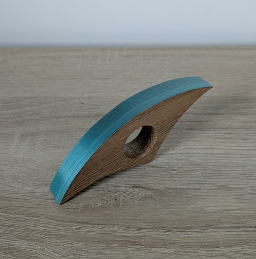 Bague de lecture avec Marqueterie de Paille Bleue | EMPREINTES Paris - EMPREINTES Paris