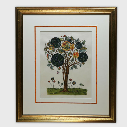 Enluminure l'arbre aux fleurs | EMPREINTES Paris - EMPREINTES Paris