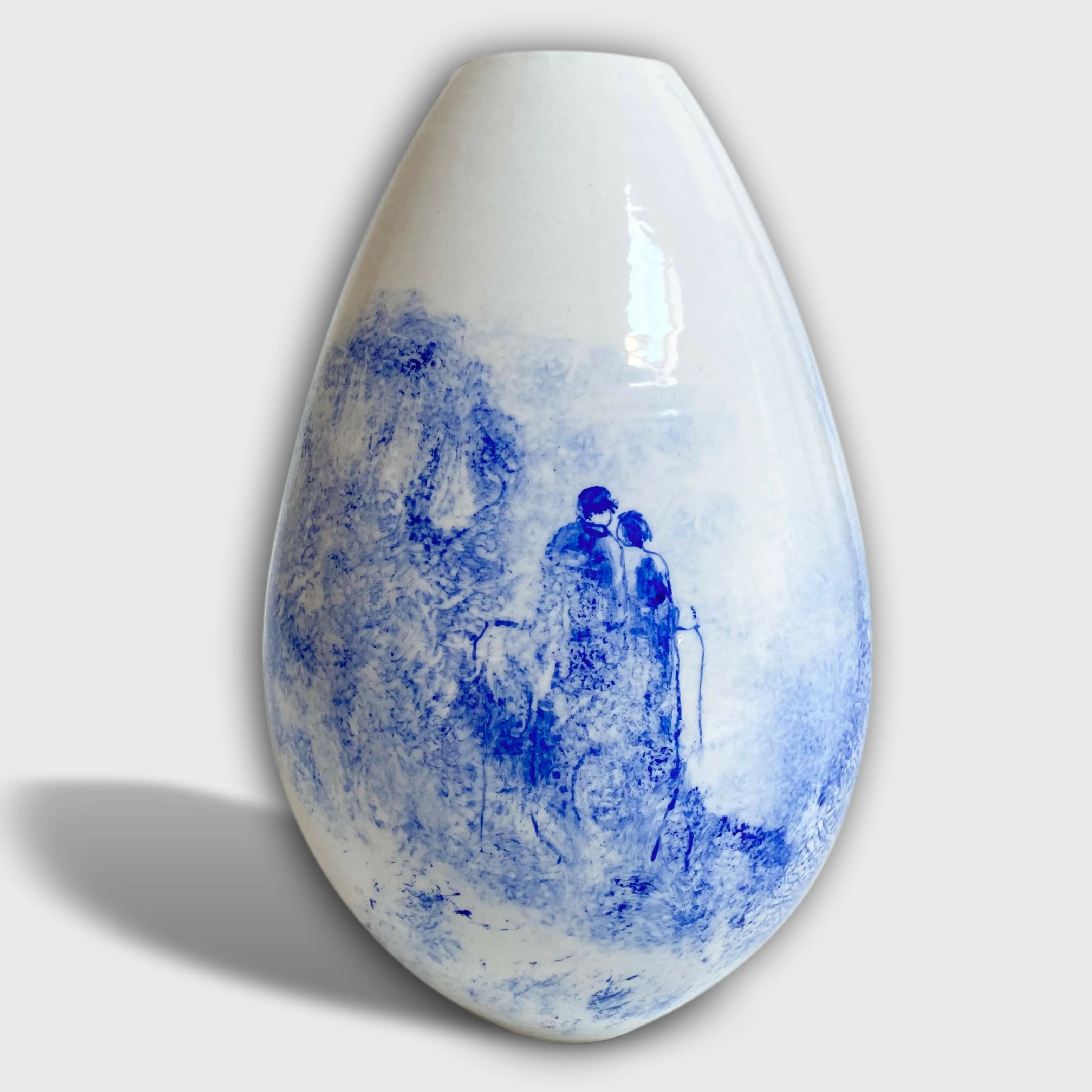 Vase couple bleu 3 | EMPREINTES Paris