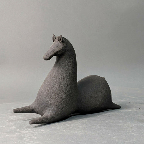 Sculpture Murale Mini Cheval III Noir 1 | EMPREINTES Paris - EMPREINTES Paris