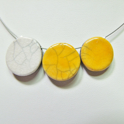 Collier trio Plat jaune | EMPREINTES Paris - EMPREINTES Paris