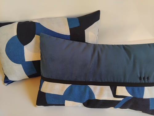 Coussin bleu nuit | EMPREINTES Paris - EMPREINTES Paris