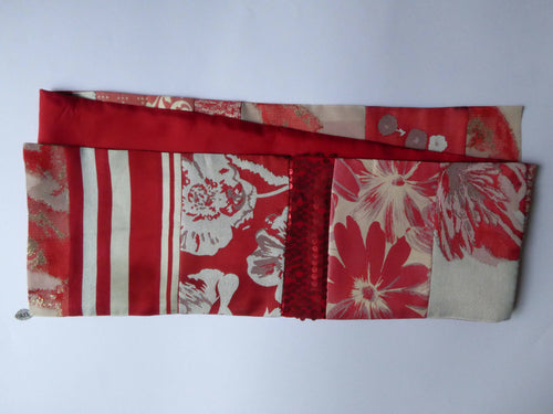 Écharpe bijou- Précieux rouge | EMPREINTES Paris - EMPREINTES Paris