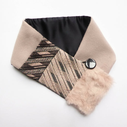 Col en laine rose pâle | EMPREINTES Paris - EMPREINTES Paris