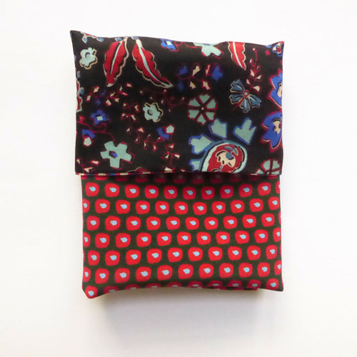 Pochette soie homme - pop blue red | EMPREINTES Paris - EMPREINTES Paris