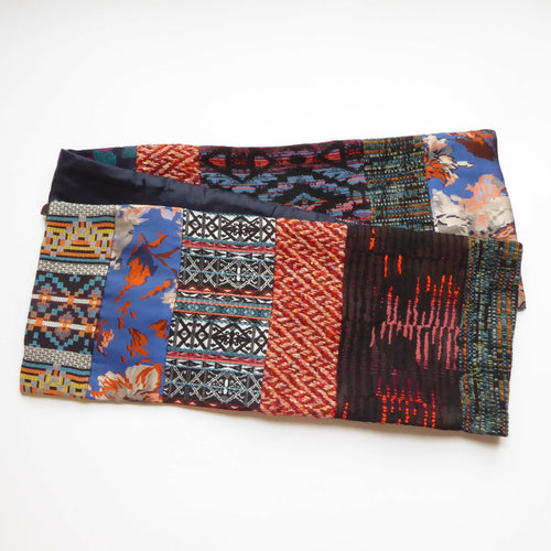 Écharpe hivernale - Multico rouge | EMPREINTES Paris - EMPREINTES Paris