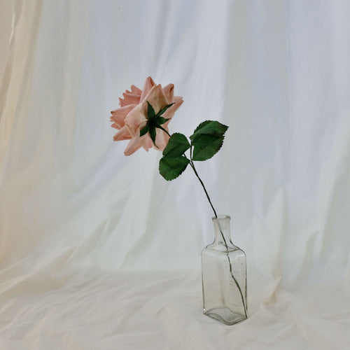 Rose en papier (couleur vieux rose) | EMPREINTES Paris - EMPREINTES Paris