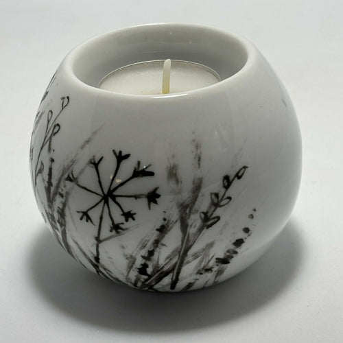 Bougeoir boule HERBES ET FLEURS CHAMPETRES | EMPREINTES Paris - EMPREINTES Paris