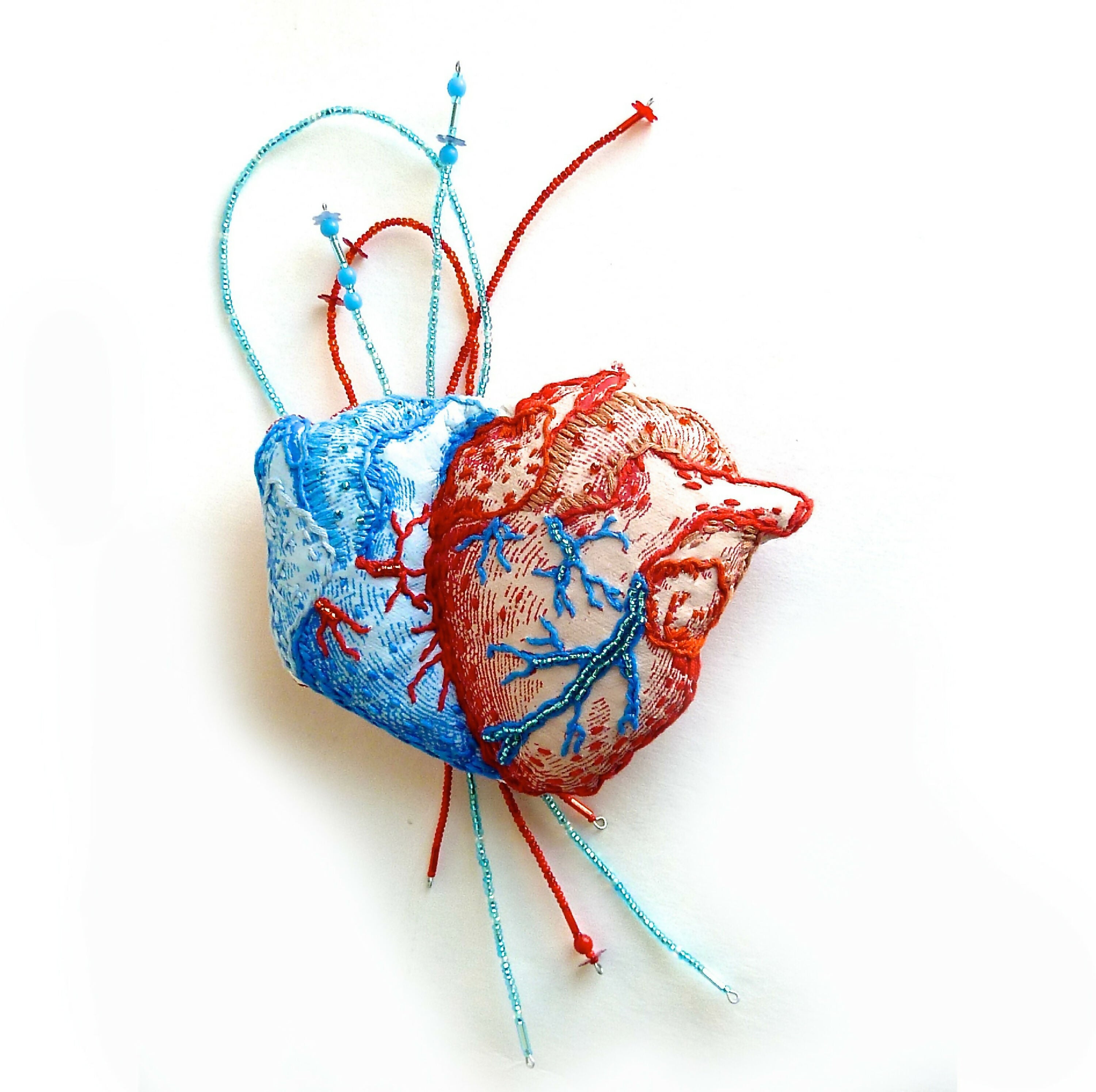 Sculpture textile Cœurs fusion | EMPREINTES Paris