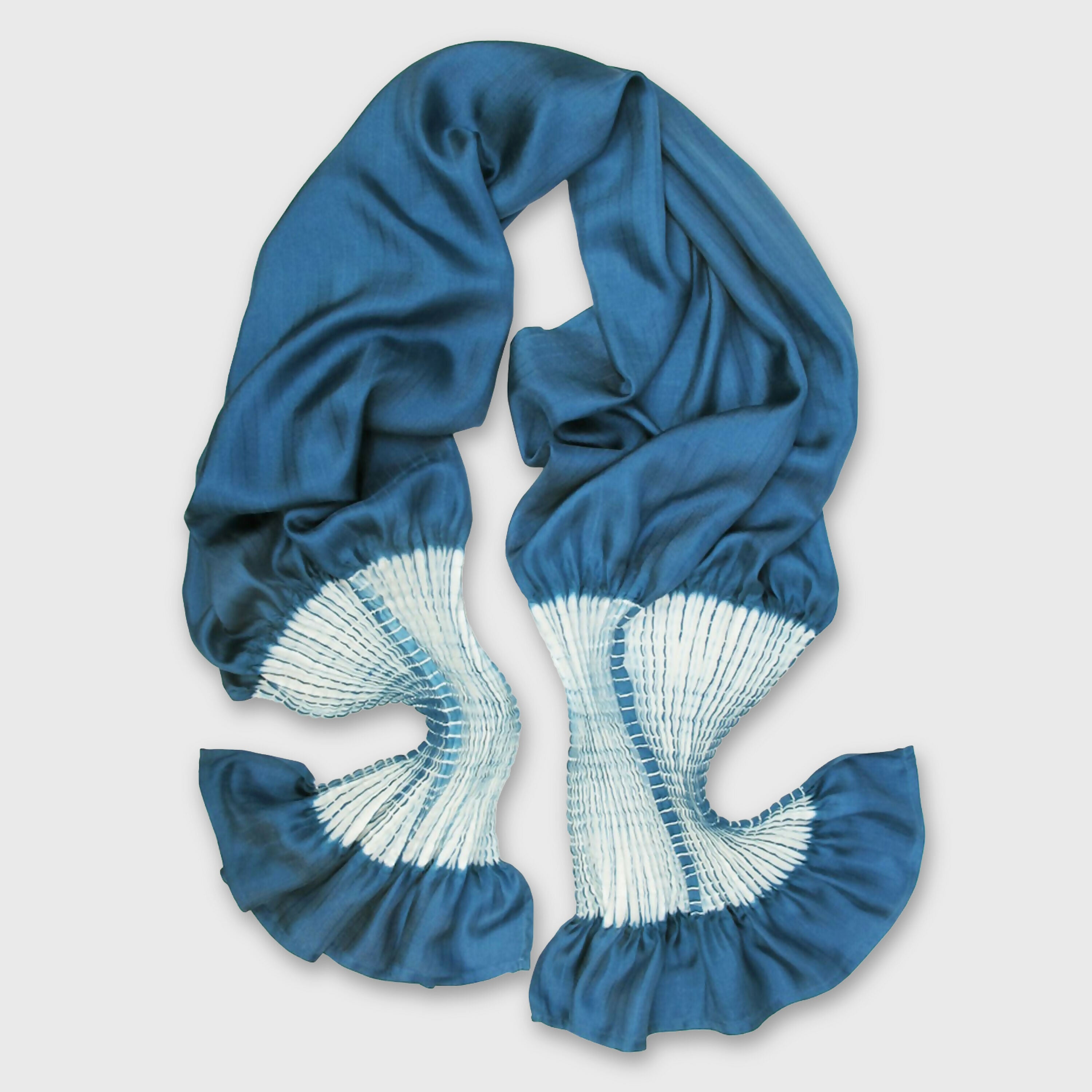 Echarpe Midi Plissée Twill de Soie PLISSENPLI | EMPREINTES Paris