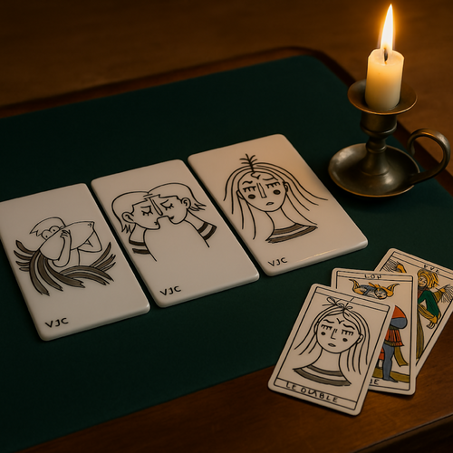 Carte du zodiaque en Porcelaine Gémeaux | EMPREINTES Paris - EMPREINTES Paris