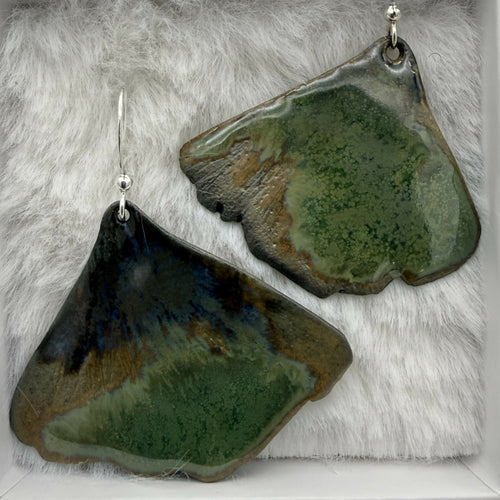 Boucles d’oreilles ginkgo crépuscule | EMPREINTES Paris - EMPREINTES Paris