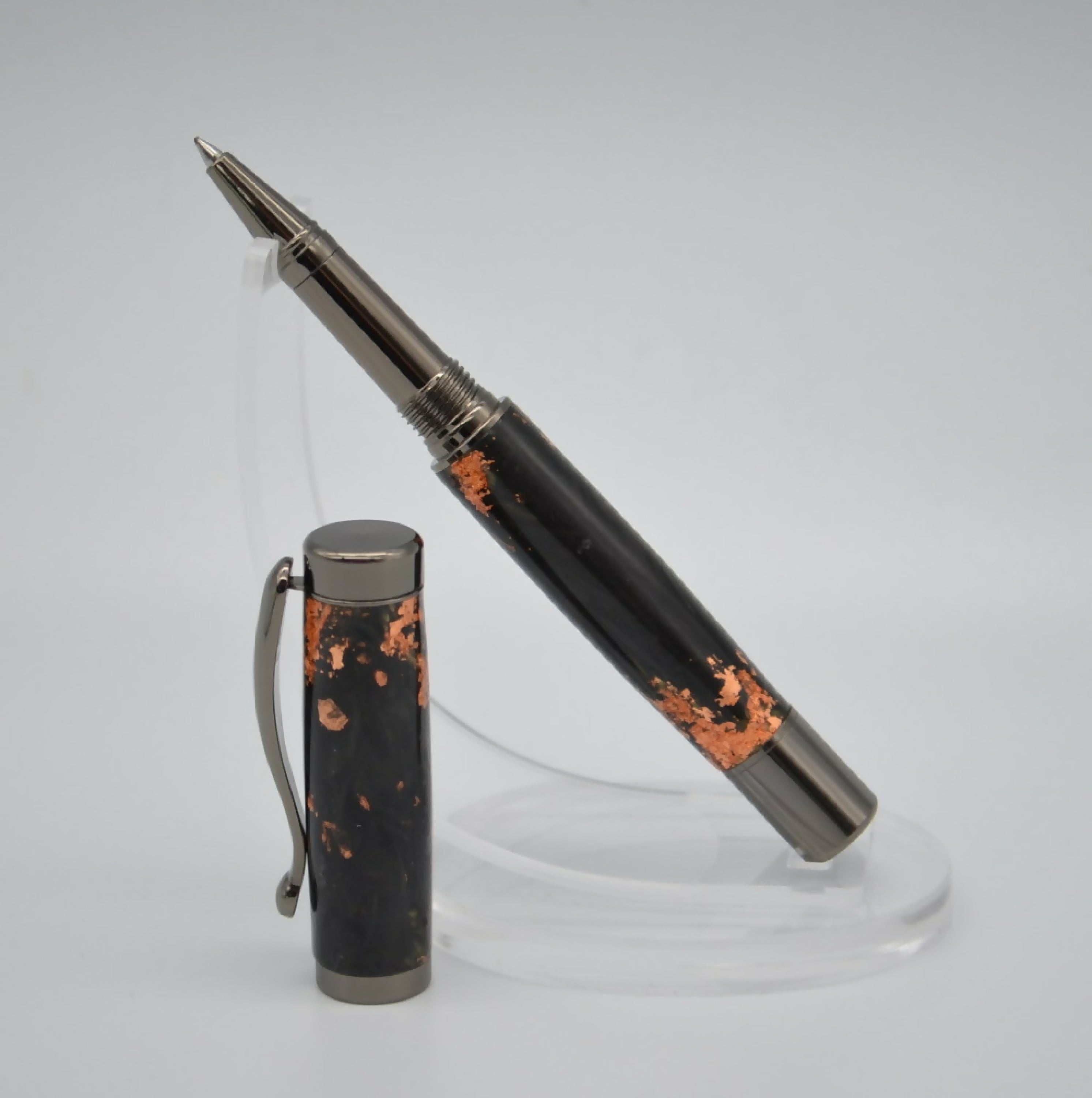 Stylo Roller carbone et cuivre G142 | EMPREINTES Paris